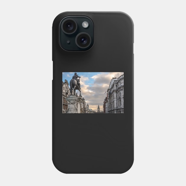 Statue of Charles I and Big Ben Phone Case by lena-maximova