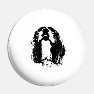 Cavalier King Charles Spaniel Minimalist Pin