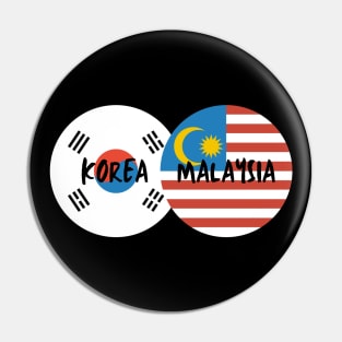 Korean Malaysian - Korea, Malaysia Pin