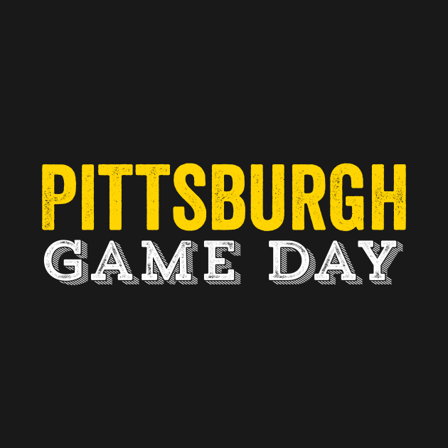 Pittsburgh Game Day Sports Football Sunday Baseball Hockey Gift by HuntTreasures