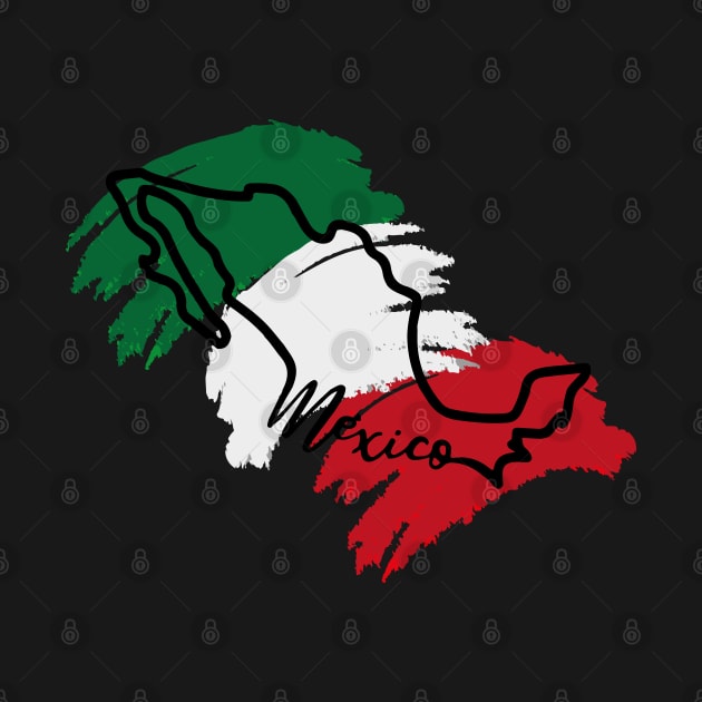 México map mexican pride country flag hispanic heritage by T-Mex