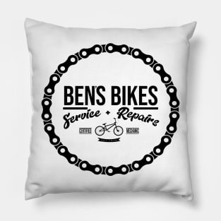 BMX Ben's Bike Shop Pillow