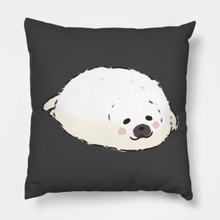 Cute Baby seal illustration Pillow