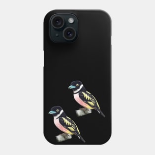 Black-and-yellow Broadbill | Eurylaimus ochromalus ⚥ Phone Case