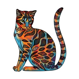 Fauvist Cat T-Shirt