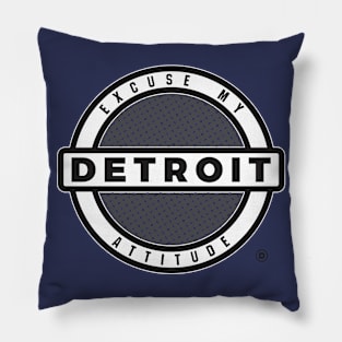 Detroit Attitude Pillow