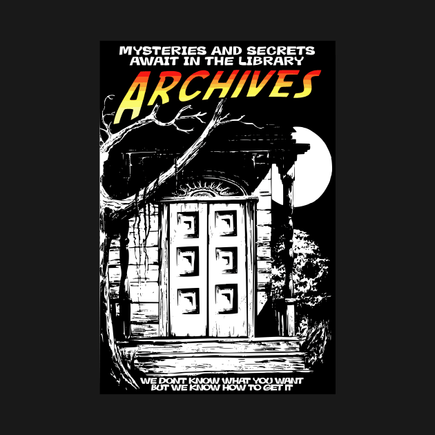 Library Archives Poster by alexp01