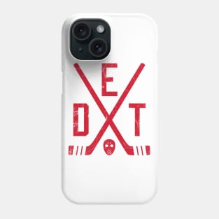 DET Retro Sticks - White Phone Case