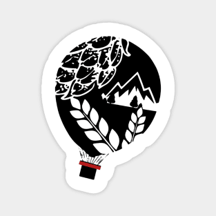 My dream hot air balloon Magnet