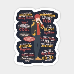 707 Quotes Magnet