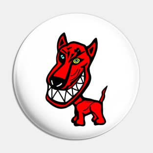 Smiling Dog Pin