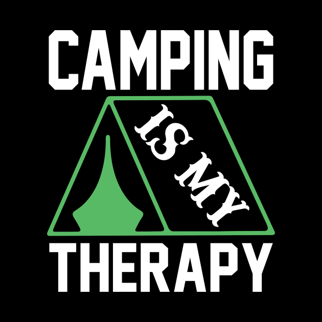 Camping Is My Therapy T Shirt For Women Men by Xamgi