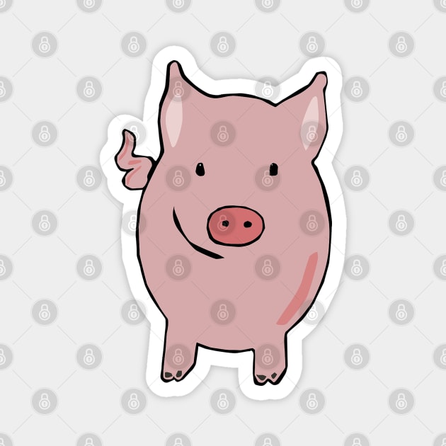 Piggy Magnet by Kelliboo