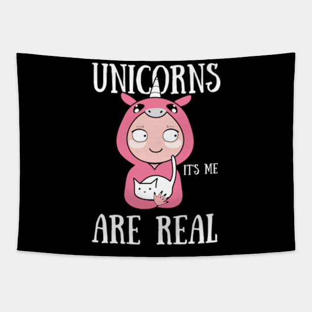 Unicorns are real Tapestry by art\kasha