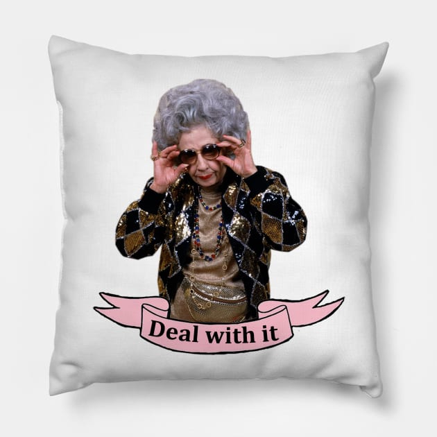 deal with it Pillow by aluap1006