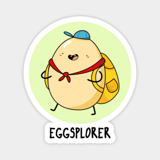 Eggsplorer Cute Egg Pun Magnet