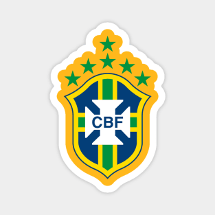 Brazil With Six Stars Magnet