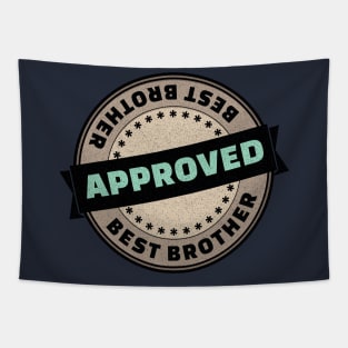 Best brother, approved rubber stamp Tapestry