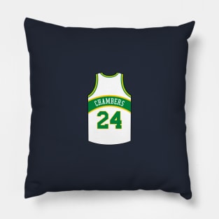 Tom Chambers Seattle Supersonics Jersey Qiangy Pillow