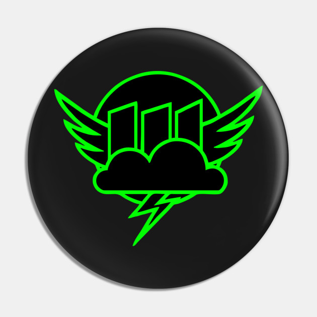Rainbow Factory Cloudsdale Weather Corp Pin Teepublic