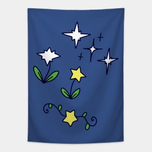 Cute Stars and Sparkles Tapestry