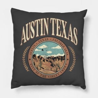 Austin Texas Pillow