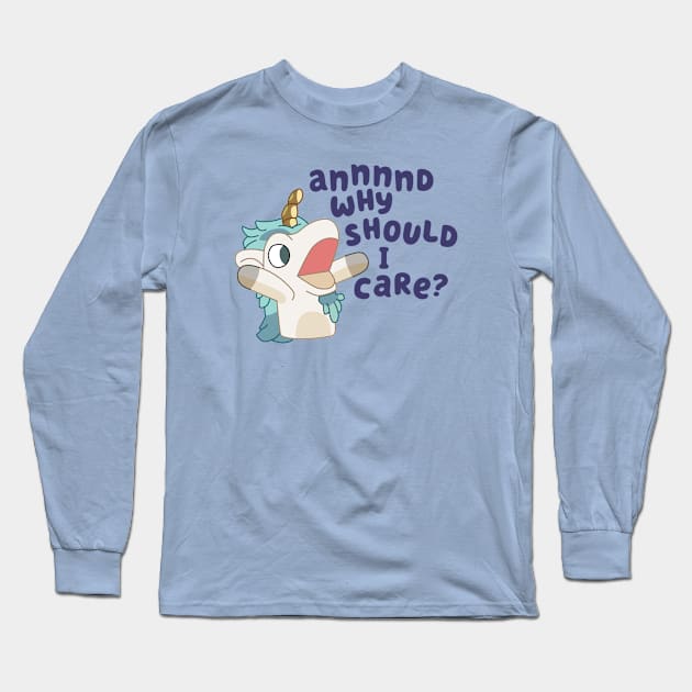 Official and Why Should I Care Bluey Shirt Bluey Unicorse Shirt