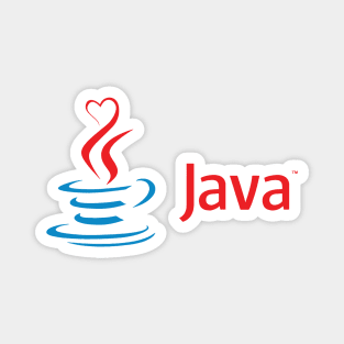 Love Java Programming Languange Code Magnet