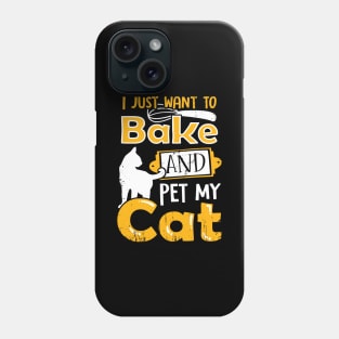 Baker Baking Lover Cat Owner Gift Phone Case