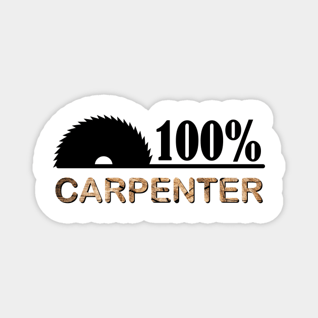 Carpenter carpenter carpenters craftsman saws Magnet by Johnny_Sk3tch