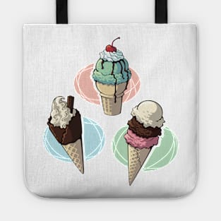 Ice Cream Trio Tote