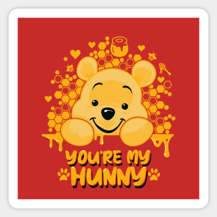 Hunny Pot © GraphicLoveShop Sticker for Sale by graphicloveshop