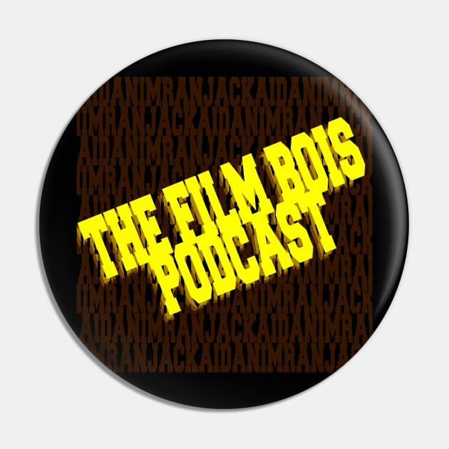 The Film Bois Logo Pocket tee Pin by TheFilmBoisPodcast