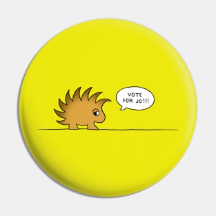 VOTE FOR JO COMIC Pin