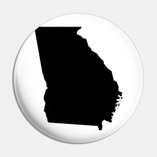 Georgia map in black Pin