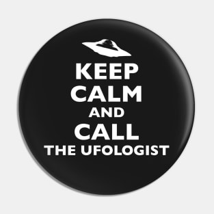 UFO keep calm Pin