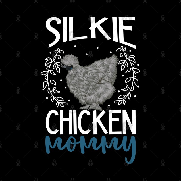 Silkie Chicken Mommy by Modern Medieval Design