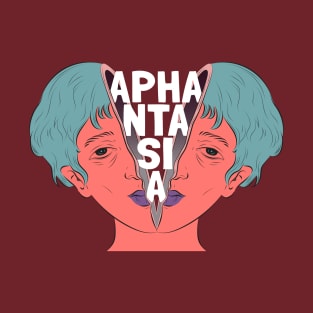 Split Head - Aphantasia, Aphant, Surreal Aphantastic T-Shirt