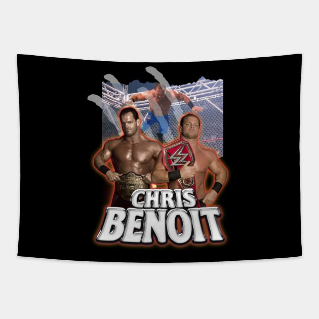 Chris Benoit Tapestry by 730