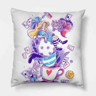 Purple wonderland Pillow