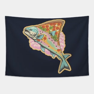 Pizza Fish Tapestry