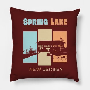 Vintage Spring Lake, New Jersey Gift Pillow