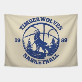 Timberwolves 80s retro Tapestry