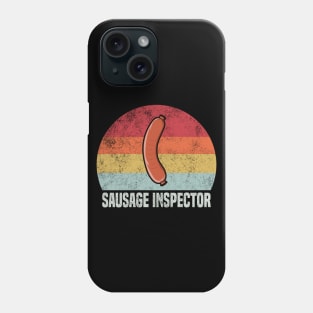 Retro Sausage Inspector - Weiner Lover Phone Case