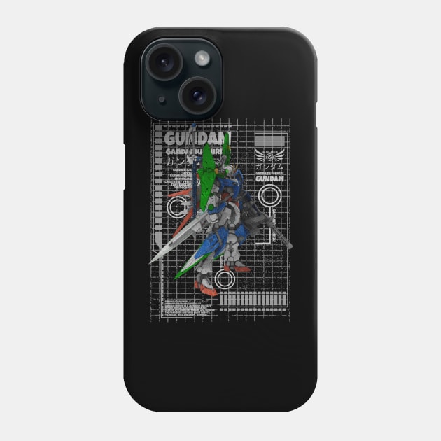 GN-001 Gundam Exia Phone Case by gblackid