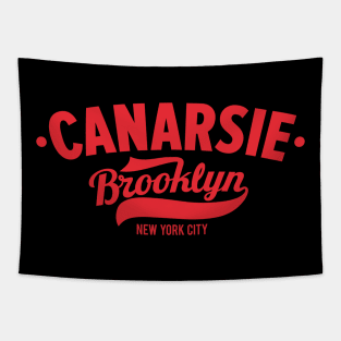 Canarsie Vibes NY  - Brooklyn, Apparel lettering Tapestry
