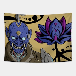 oni of the lotus Tapestry