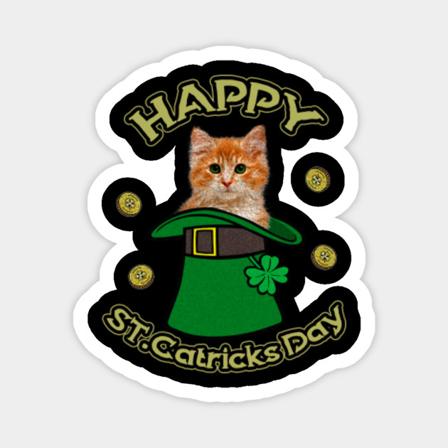 Happy St Patrick S Day Shamrock Tee Cute Cat Patrick Day Lover