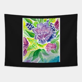 Succulent bouquet Tapestry