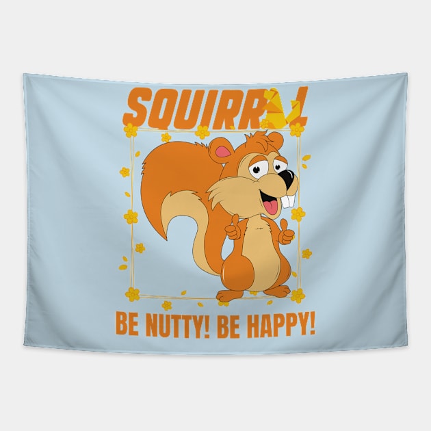 Squirrel Tapestry by Pearsville